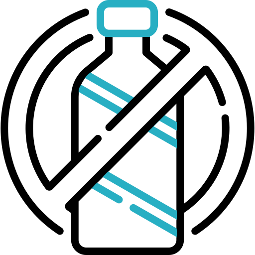 Verbotszeichen über eine Chemikalienflasche – Rohrmed - Rohrreinigung Berlin