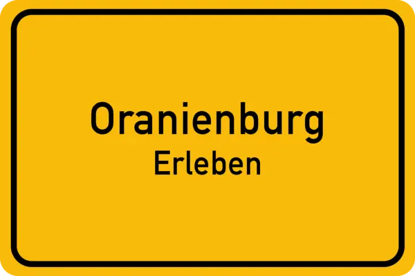 Rohrmed Rohrreinigung Berlin Ortsschild Oranienburg